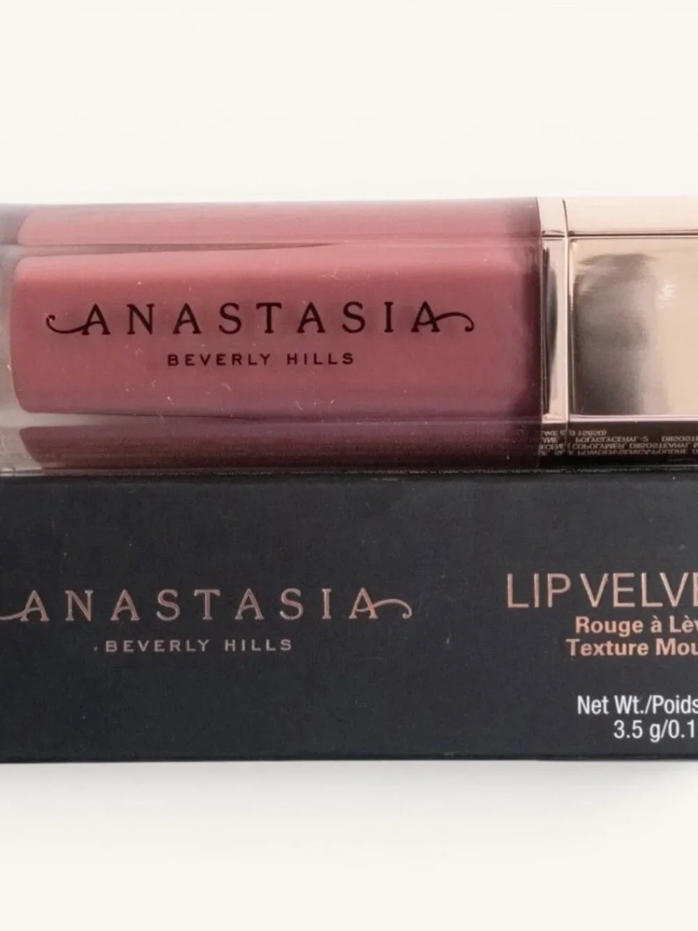 Anastasia Beverly Hills Lip Velvet in Rosy Mauve 0.12 Fl. Oz. New in Box